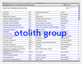 The Otolith Group Website